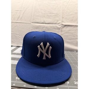 New Era New York Yankees SnapBack Hat 9Forty Royal Blue White